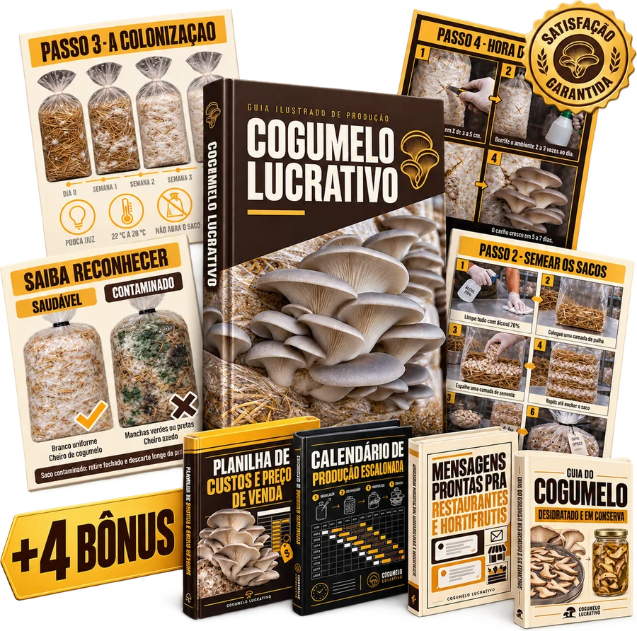 Cogumelo Lucrativo — material completo